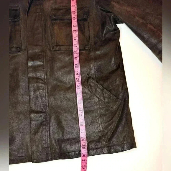 Vera Pelle Men’s Bata and More Vintage Brown Real Leather Jacket Size - Large - Picture 4 of 10
